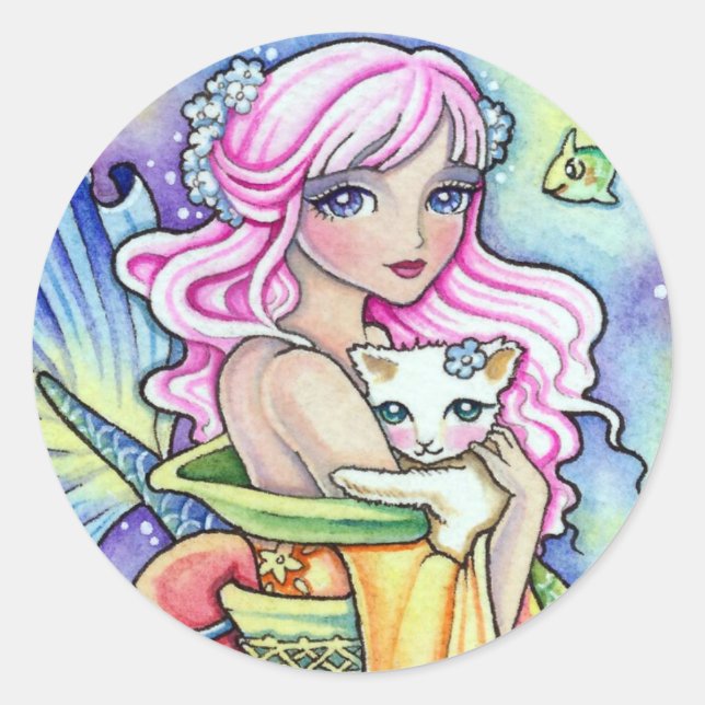 Adesivo * Fantasia no Oceano Exótico * Sticker (Frente)