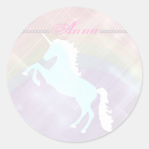 Adesivo fantasia unicórnio rosa e roxo