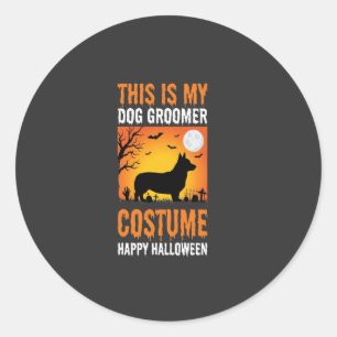 Adesivo Fantasias de Cabeleireiro Canino de Halloween Silh