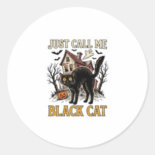 Adesivo Fantasias de Gato Preto Casa Assombrada Roupas Div