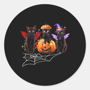 Adesivo Fantasias de Halloween de Abóbora Vampira com Três