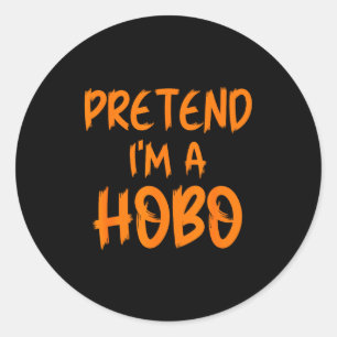 Adesivo Fantasias de Halloween Finjo Ser um Mendigo Roupa