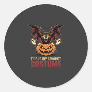 Adesivo Fantasias de Halloween Monstro Abóbora Gótico Veto