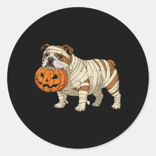 Adesivo Fantasias de Múmia para Cachorro Bulldog Inglês pa