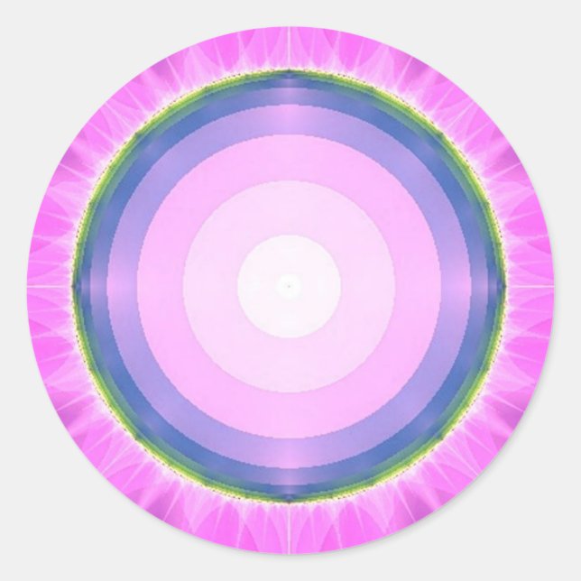 Adesivo Fantasias Rosa ~ Fractais (Frente)