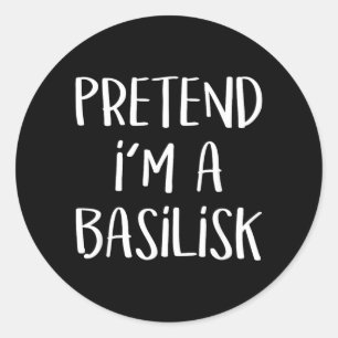 Adesivo Fantasie um Traje de Basilisco Monstro Divertido H