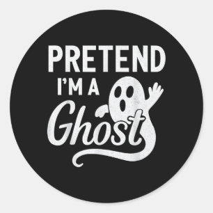 Adesivo Fantasioso Pretender Um Fantasma Fácil Fantasia Pr