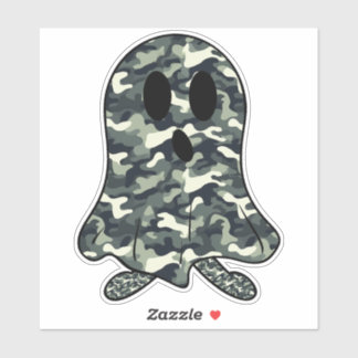 Adesivo Fantasma Adorável de Camuflagem