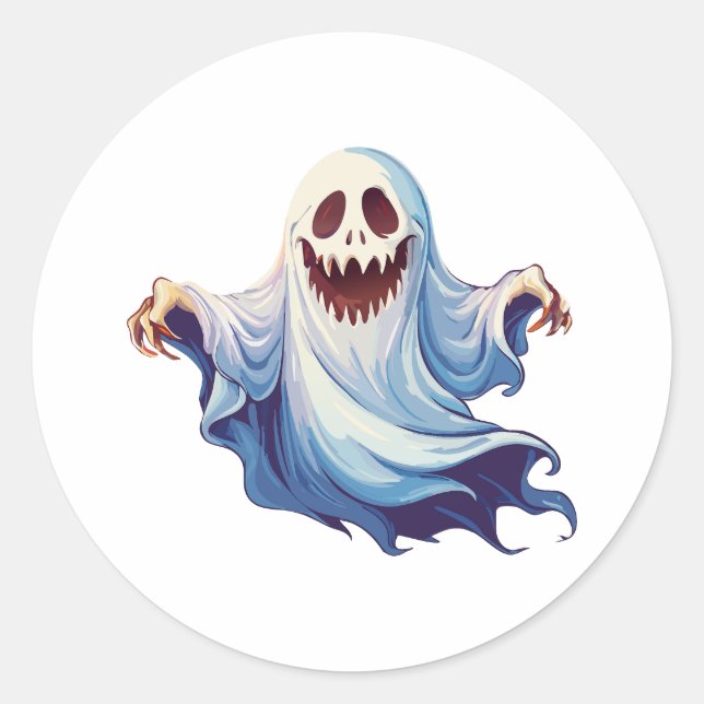 Adesivo Fantasma assustador (Frente)