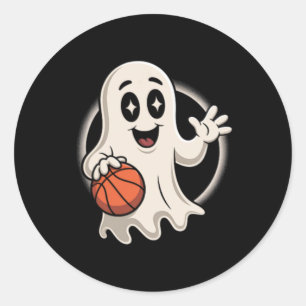 Adesivo Fantasma Assustador Brincando Sketll Fantasia de H