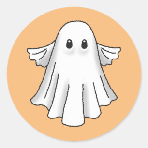 Adesivo Fantasma Assustador de Halloween
