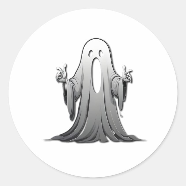 Adesivo Fantasma Assustador de Salem (Frente)