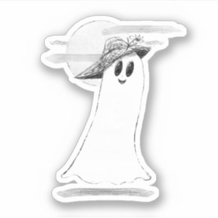Adesivo Fantasma Bonita Com Halloween De Bonnet