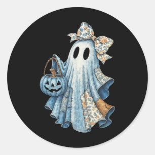 Adesivo Fantasma Bonita Denim Com Aesthet De Halloween De 