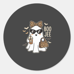 Adesivo Fantasma Bonito Boo Jee Design de Leopardo de Hall