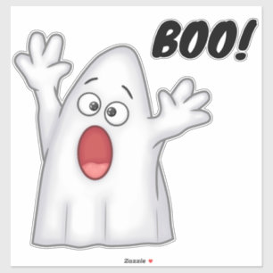 Adesivo Fantasma Bonito e Boo