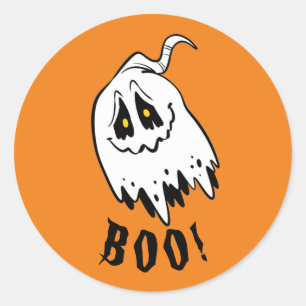 Adesivo Fantasma bonito e personalizável Boo Halloween