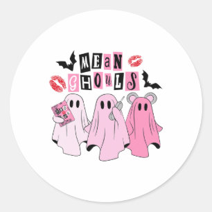 Adesivo Fantasma Bonito Significa Ghouls Divertidos Festa