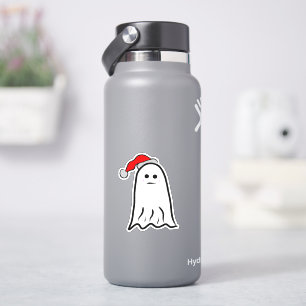 Adesivo Fantasma com Santa Hat