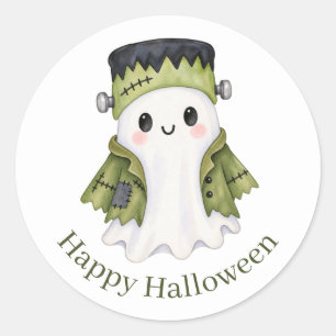 Adesivo Fantasma Cute Frankenstein Halloween Assustador