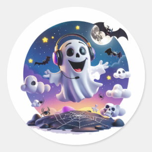 Adesivo Fantasma de Música