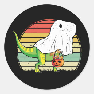 Adesivo Fantasma Divertido Dinossauro Halloween