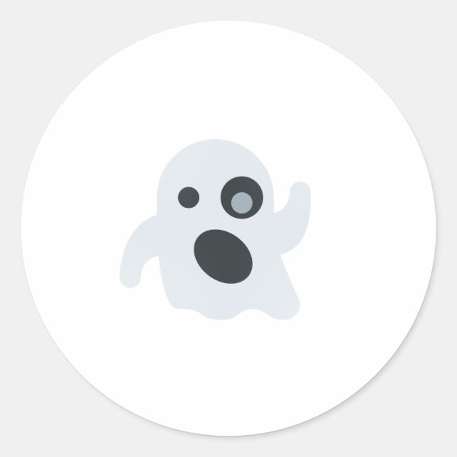 Adesivo fantasma emoji (Frente)