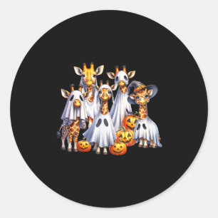 Adesivo Fantasma Fantasma Girafa Halloween Anima Africano