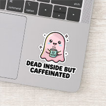 Fantasma Kawaii Divertido Morto Por Dentro Mas Caf