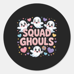 Adesivo Fantasmas em Quadrado Correspondendo Dia de as Bru