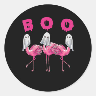 Adesivo Fantasmas Engraçado Flamingo Boo Halloween Present