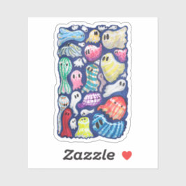 Adesivo Fantasmas inclusivos