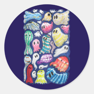 Adesivo Fantasmas inclusivos