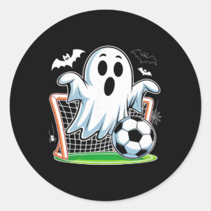 Adesivo Fantasminha Jogando Futebol Funny Halloween Futebo