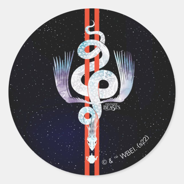 Adesivo Fantastic Beasts Occamy (Frente)