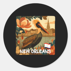 Adesivo Fantástico Traje de Cores de Nova Orleans com Peli