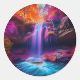 Adesivo Fantasy Colorous Waterfall