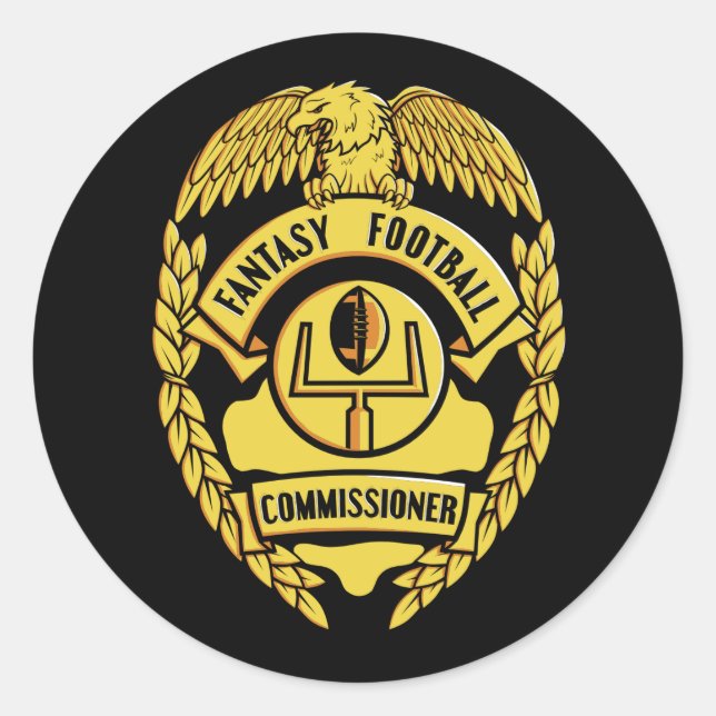 Adesivo Fantasy Football Comissário (Frente)