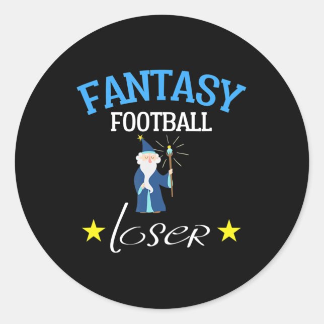 Adesivo Fantasy Futebol Perdido Fantasy Futebol Tee (Frente)