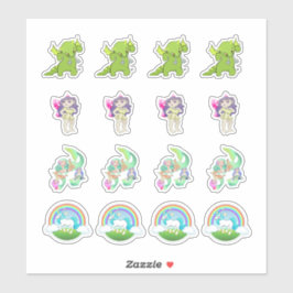 Adesivo Fantasy Land Collection Kiss-Cut Stickers