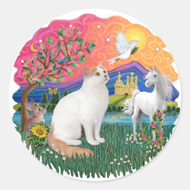 Adesivo Fantasy Land (ff) - gato Van Turco (Frente)