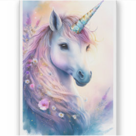 Adesivo Fantasy Unicorn Sticker