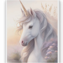 Adesivo Fantasy Unicorn Transparent Sticker
