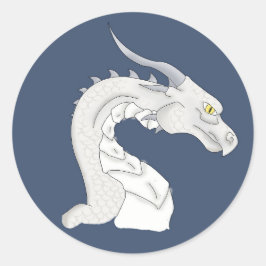 Adesivo Fantasy White Dragon