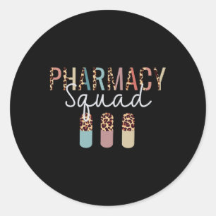 Adesivo Faracy Squad Com Leopard Print Para Farmacêutico T