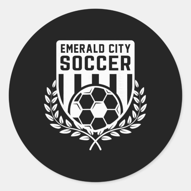 Adesivo Fardo de Futebol do Wizard Of Oz Cidade Esmeralda  (Frente)
