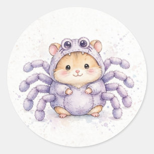 Adesivo Fardo de hamster aranha fofo
