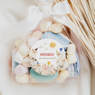 Adesivo Farm Animals Birthday Banner