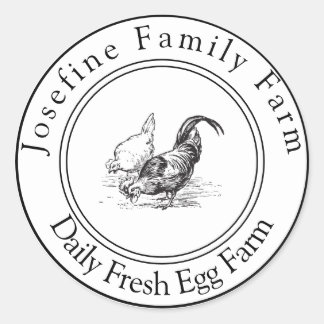 Adesivo Farm Fresh Eggs Chicken Coop Rustic Country Farm