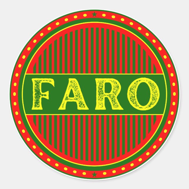 Adesivo Faro City Pride Emblem – Portuguese Identity (Frente)